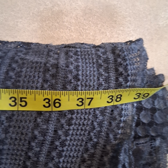 This & That Elegant Gray Women's Cardigan 2XL Festival Coachella Lace Floral - Picture 12 of 14